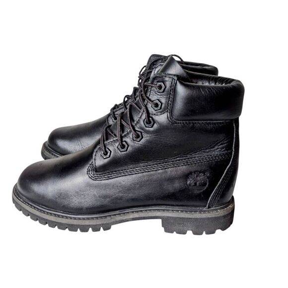 TIMBERLAND Earthkeepers 6 Inch Premium Waterproof Leather Boot In Black Size 6M - Picture 2 of 9